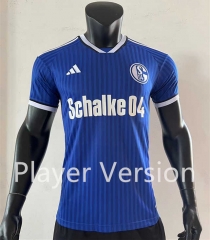 Player Version 2023-2024 Schalke 04 Home Blue Thailand Soccer Jersey AAA-SJ