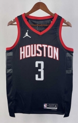 2024 Trapeze Limited Houston Rockets Black #3 NBA Jersey-311