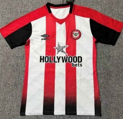 2023-2024 Brentford Home Red&White Thailand Soccer Jersey AAA-709