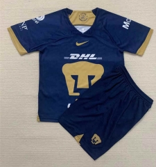 2023-2024 Pumas UNAM Away Royal Blue Soccer Uniform-AY