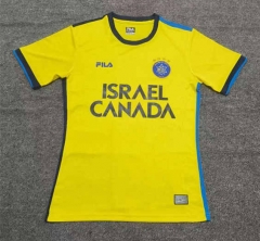 2023-2024 Maccabi Tel  Home Yellow Thailand Soccer Jersey AAA-709