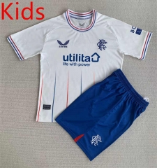2023-2024 Rangers Away White Kids/Youth Soccer Uniform-AY