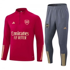2023-2024 Arsenal Red Thailand Soccer Tracksuit Uniform-411