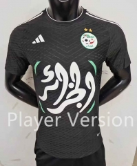 Player Version 2023-2024 Algeria Jacquard Black Thailand Soccer Jersey AAA-9926