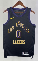 2024 City Edition Los Angeles Lakers Black #0 NBA Jersey-311