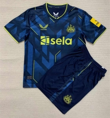 2023-2024 Newcastle United 2nd Away Blue Soccer Uniform-AY