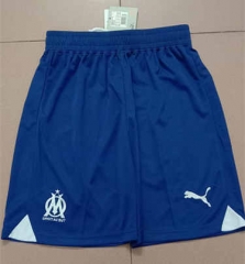 2023-2024 Olympique Marseille Away Blue Thailand Soccer Shorts-2886