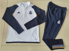 (S-3XL) 2023-2024 Real Madrid White Thailand Soccer Tracksuit-GDP
