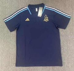 2023-2024 Argentina Royal Blue Thailand Polo Shirt-709
