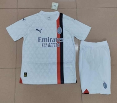2023-2024 AC Milan Away White Soccer Uniform-718