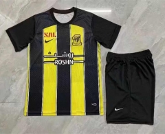 2023-2024 Ittihad Football Club Home Yellow&Black Soccer Unifrom-709