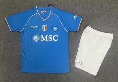 2023-2024 Napoli Home Blue Soccer Uniform-8975