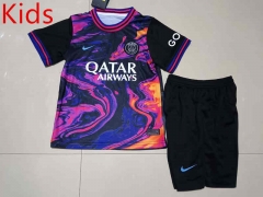 2023-2024 Special Version Paris SG Muiticolor Kid/Youth Soccer Uniform-507