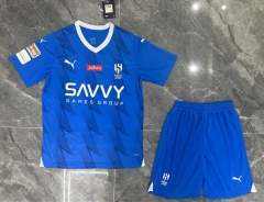 2023-2024 Al-Hilal Saudi Home Blue Soccer Uniform-GB