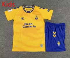 2023-2024 UD Las Palmas Home Yellow Kids/Youth Soccer Unifrom-7809
