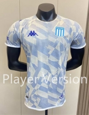 Player Version 2023-2024 Argentina 2nd Away Gray&White Thailand Soccer Jersey AAA-5698