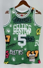 Retro Version 07-08 Boston Celtics Mitchell&Ness Camouflage Color #5 NBA Jersey-311