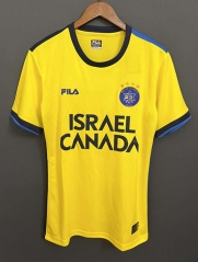 2023-2024 Maccabi Tel Yellow Thailand Soccer Jersey AAA-9171