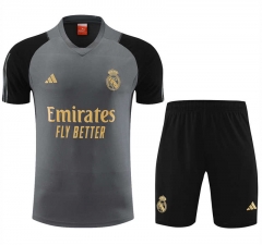 2023-2024 Real Madrid Gray Thailand Soccer Uniform-4627