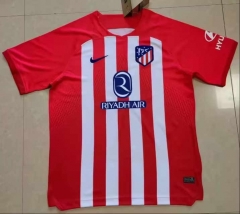 (S-4XL) 2023-2024 Correct Version Atletico Madrid Home Red & White Thailand Soccer Jersey AAA-818