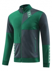 2023-2024  Adidas Originals Gray&Green Thailand Soccer Jacket-LH