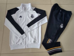 (S-3XL) 2023-2024 Real Madrid White Thailand Soccer Jacket Uniform-GDP