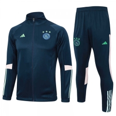 2023-2024 Ajax Royal Blue Thailand Soccer Jacket-815