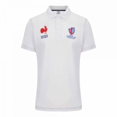(S-5XL) 2023 World Cup Host France White Thailand Rugby Shirt