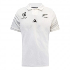 (S-5XL) 2019 World Cup New Zealand Away White Thailand Rugby Jersey