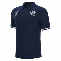 (S-5XL) 2023 Scotland Royal Blue Thailand Rugby Shirt