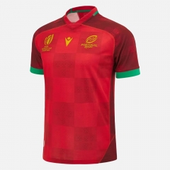 2023 World Clup Portugal Home Red Thailand Rugby Shirt