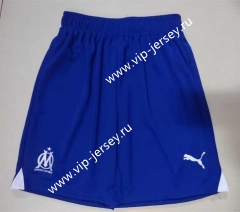2023-2024 Olympique Marseille Away Blue Thailand Soccer Shorts-6794