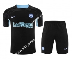 2023-2024 Inter Milan Black Thailand Soccer Uniform-418