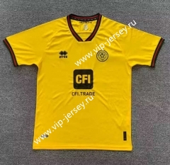 2023-2024 Sheffield United Away Yellow Thailand Soccer Jersey AAA-512