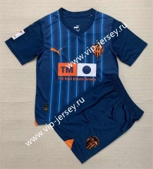 2023-2024 Valencia Away Blue Soccer Uniform-AY