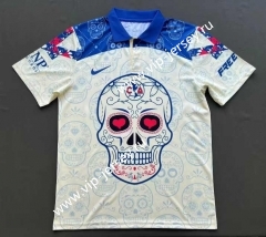 2023-2024 Day Of The Dead Special Version Club América Light Yellow Thailand Soccer Jersey AAA-912