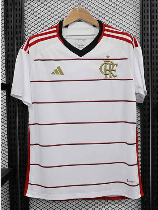 2023-2024 Flamengo Away White Thailand Soccer Jersey AAA-888