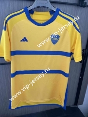 (S-4XL) 2023-2024 Boca Juniors 2nd Away Yellow Thailand Soccer Jersey AAA-422