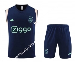 2023-2024 Ajax Royal Blue Thailand Soccer Vest Uniform-4627