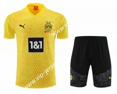 2023-2024 Borussia Dortmund Yellow Thailand Soccer Uniform-4627