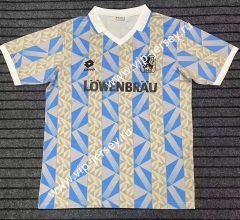 Retro Version 1992 TSV 1860 München Blue&Grey Thailand Soccer Jersey AAA-2282