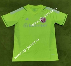 2023-2024 Brazil Fluorescent Green Thailand Training Soccer Jersey AAA-9755