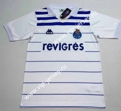 Retro Version 85-86 Porto Away White Thailand Soccer Jersey AAA-2282