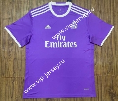 Retro Version 16-17 Real Madrid Away Purple Thailand Soccer Jersey AAA-SL