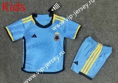 2023-2024 Cruzeiro EC 2nd Away Blue Kids/Youth Soccer Uniform-6748