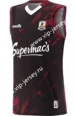 2023 Galway GAA Home Black Thailand Rugby Vest