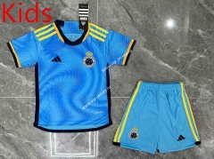 2023-2024 Cruzeiro EC 2nd Away Blue Kids/Youth Soccer Uniform-GB