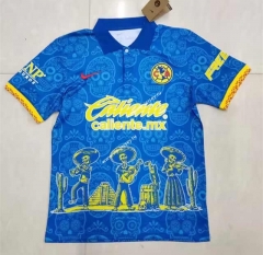 2023-2024 Day Of The Dead Special Version Club América Blue Thailand Soccer Jersey AAA-912
