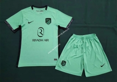 2023-2024 Atletico Madrid 2nd Away Green Soccer Uniform-8975