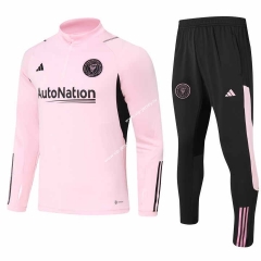 (S-3XL) 2023-2024 Inter Miami Pink Thailand Soccer Tracksuit-GDP